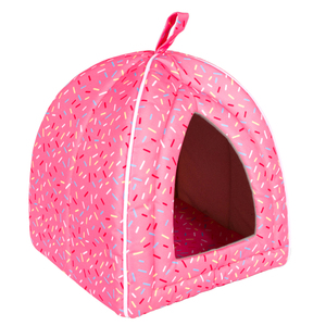 Fabrikant Groothandel Oem Custom Kleur Oxford Doek Roze Zachte Luxe Indoor Hond Kat Huis - Product Image 6
