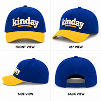 Casquettes de baseball à 5 panneaux personnalisées, en coton, respirantes, à séchage rapide, certifiées CE, conformes RoHS, pour les sports de plein air, vente en gros