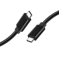 Kabel Pengisian Cepat USB3.1 Male-to-Male PD60W Tembaga Murni untuk Ponsel Laptop Kamera & Komputer-16-inti Tipe-C Berkepala Ganda