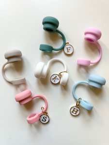 Оптовая продажа: персонализированные колпачки для трубочек с инициалами для стаканов и бутылок для воды – идеальный подарок - Product Image 2