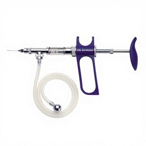 Jeringa Veterinaria Quirúrgica Kontaga de Alta Calidad, Creativa, Automática, de Acero Inoxidable, 1/2 ml, Tipo C, Ajustable para Pollo y Cerdo - Product Image 3