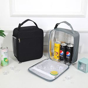 Sac isotherme réutilisable carré avec logo personnalisé, grande capacité, pour hommes et femmes, boîte à lunch - Product Image 2