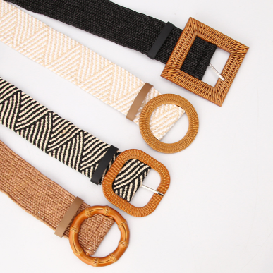 Эластичные вязаные пояса из хлопка и конопли