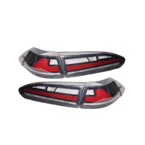 Nouvel ensemble de feux arrière LED noirs modifiés pour Toyota <span class=keywords><strong>Corolla</strong></span> <span class=keywords><strong>Cross</strong></span> 2022-2026, clignotants dynamiques séquentiels, feux de recul 12V - Product Image 1