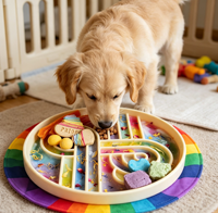 Tapis de léchage pour chien et chat avec logo et couleurs personnalisés, bol de léchage à succion puissante, bol d'alimentation lente, tapis de léchage à succion puissante