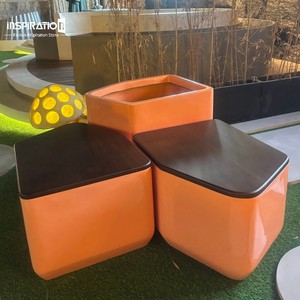 Banc <span class=keywords><strong>d</strong></span>'extérieur créatif en PRV pour hôtel, idéal pour l'aménagement <span class=keywords><strong>autour</strong></span> des arbres - Product Image 4