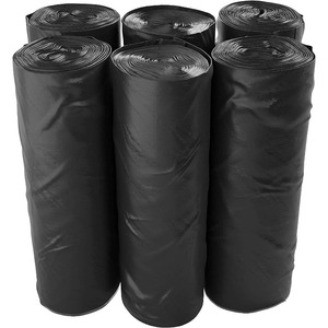 Plastic Roll Trash <b>Bag</b> /Rubbish <b>Bags</b> Bin Liner Wholesale Work Home <b>Packing</b> Products Roll 45 50 55 Gallon Drawstring Garbage <b>Bag</b> - Product Image 1
