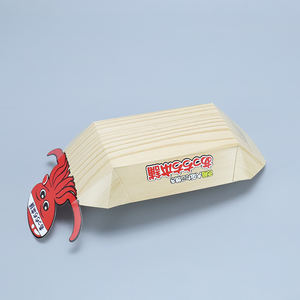 Caja para llevar, barco de papel impreso, bandeja para servir alimentos ecológica a prueba de aceite personalizada, bandejas de barco personalizadas, bandeja para gofres de barco - Product Image 6