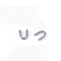Boulon d'étrier en acier inoxydable DIN 3570 A2-70/A4-80, boulons en U DIN3570, collier de serrage pour tuyau, boulon en U