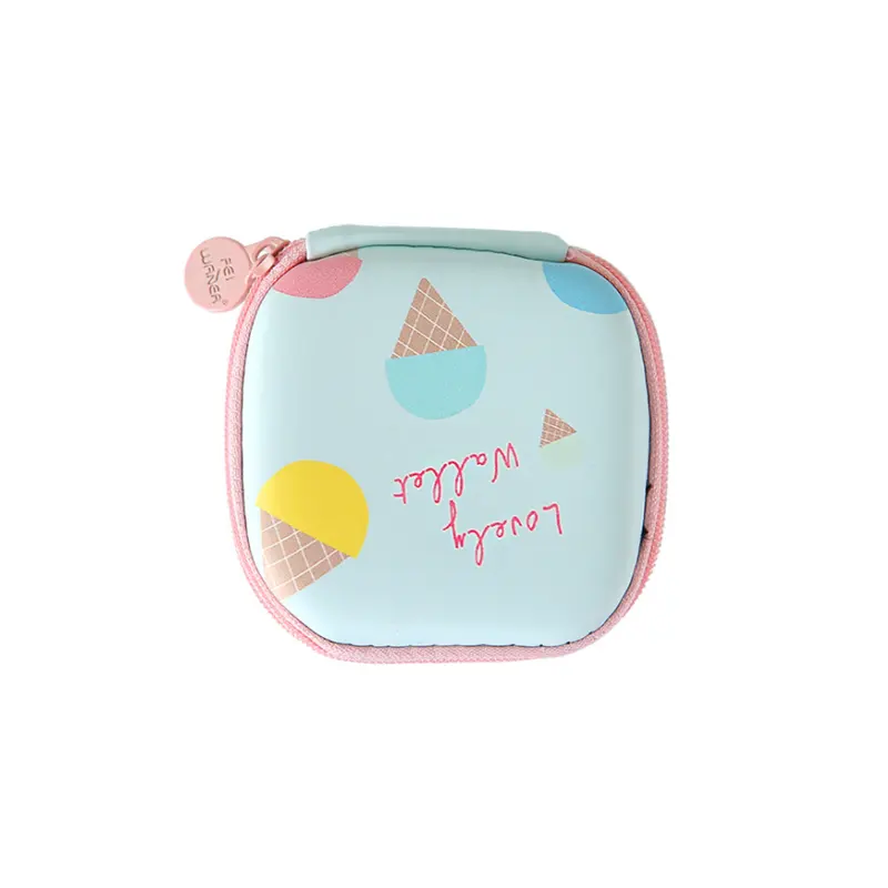 new product ideas 2020 wholesale Fashion Functional Girls & Lady Mini Eco-friendly pu coin purse with zipper for keychain