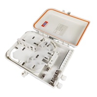 Boîtier de distribution de fibre optique FTTH 16 cœurs ODP ODB avec répartiteur PLC 1x16, unité de terminaison étanche IP55 pour 4G 3G extérieur en alliage de PC