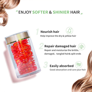 Kapsul minyak perawatan rambut mendukung perbaikan rambut rusak melindungi membuat rambut lebih lembut dan lebih melembapkan jar label pribadi - Product Image 2