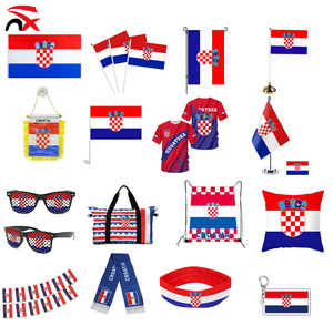 Drapeau de la <span class=keywords><strong>Croatie</strong></span> à agiter à la main, écharpe et couvre-capot de <span class=keywords><strong>voiture</strong></span>, vente <span class=keywords><strong>en</strong></span> gros, pour les fans de football 2026, accessoires de promotion et d'encouragement - Product Image 1