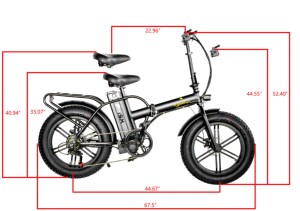 Roue Bafang 4.0 W, batterie lithium, grande puissance, 45 km/h, portée maximale 80km, <span class=keywords><strong>vélo</strong></span> <span class=keywords><strong>électrique</strong></span> <span class=keywords><strong>pliant</strong></span> pour homme et adulte, 750 pouces - Product Image 5