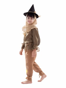 Costume da Spaventapasseri <span class=keywords><strong>per</strong></span> Carnevale e Halloween, Travestimento da Mago di Oz <span class=keywords><strong>per</strong></span> Bambini, Costume da Spettacolo Teatrale <span class=keywords><strong>per</strong></span> <span class=keywords><strong>Ragazzi</strong></span> - Product Image 2