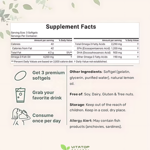 อาหารเสริมคุณภาพสูงจากโรงงานผู้ผลิต (OEM) น้ำมันปลาโอเมก้า <span class=keywords><strong>3</strong></span> ดีเอชเอและอีพีเอ แบบแคปซูลนิ่ม น้ำมันปลาทะเลน้ำลึกแบบแคปซูลนิ่ม - Product Image 2