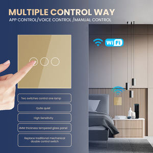 Graffiti Dual Control Wifi Smart Switch 86mm Zero Live Wall Switch With App Voice Multi Control Linkage Tuya Smart Home - Product Image 4