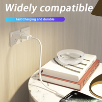 Cable de Carga Rápida para Teléfono Móvil de Nailon, Económico, de 5-6 Pies de Longitud Personalizada, USB Tipo-C para Android e Impresora