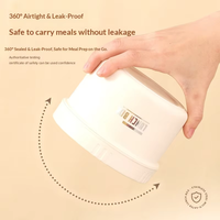 Boîte à bento réutilisable en acier inoxydable 304 multicouche sans BPA, compatible micro-ondes, anti-fuite, grande capacité, style japonais, 1 repas