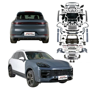 Kit carrosserie de transformation d'ancien modèle en nouveau pour <span class=keywords><strong>Porsche</strong></span> <span class=keywords><strong>Cayenne</strong></span> 958 (2011-2017) 3.0T S 3.6T 4.8T Turbo GTS, style 9Y0.2 2024 avec phares – <span class=keywords><strong>Vente</strong></span> chaude usine - Product Image 1