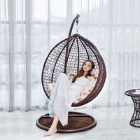 Columpio colgante moderno acrílico para exteriores, Columpio de bambú para Patio, mimbre, huevo, silla transparente personalizada, precio barato para interiores