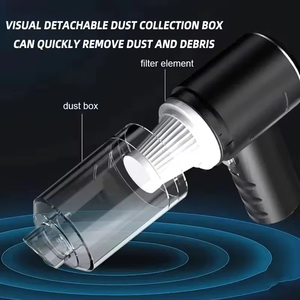 Aspiradora Doméstica Pequeña para Auto, Inalámbrica, Recargable, Totalmente Automática, de Alta Potencia, Aspiradora Potente para Auto y Computadora de Escritorio - Product Image 5