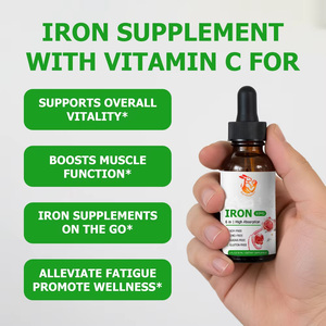 Complément Nutritionnel Liquide de Fer Végétalien Sans Gluten pour Adultes, à Base de Plantes, avec Vitamines C & D, pour Booster l'Énergie – Vente Directe Usine - Product Image 5