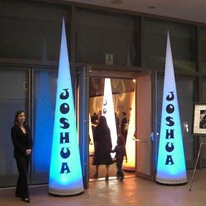 Bữa tiệc lãng mạn trang trí màu <span class=keywords><strong>Inflatable</strong></span> thay đổi hình nón với led light C3015 - Product Image 3