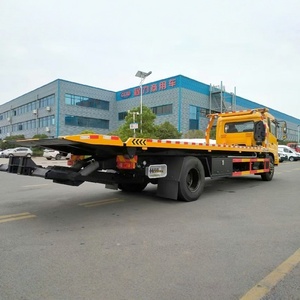 Dongfeng 6tons 8Ton Road Wrecker Carrier Recovery Rollback Road Rescue Platform Transport <b>Truck</b> <b>Flatbed</b> Towing Wrecker <b>Truck</b> - Product Image 5