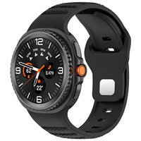 Drukknopgesp Zachte siliconen sportdesign outdoor horlogeband voor Samsung Watch 9 8 Classic vervangende band