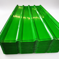 Lámina Corrugada Económica con Recubrimiento de Color PPGI RAL9002/RAL3009, Capa de Zinc de 100-245g, Ondulación T700/T880