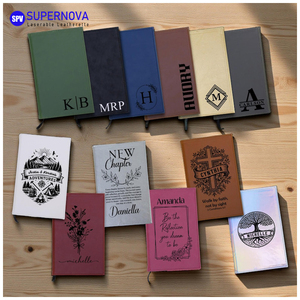 <span class=keywords><strong>Copertina</strong></span> per Diario in <span class=keywords><strong>Similpelle</strong></span> Incidibile al Laser A5 con Ricariche di Carta Interna Intercambiabili, Taccuino in Pelle Personalizzabile con Logo Professionale - Product Image 5