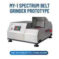 Meuleuse à bande automatique à grande vitesse constante, moteur en acier inoxydable, faible bruit, broyeur manuel quantitatif à spectre large pour