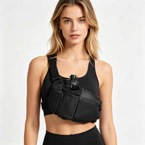 Ceinture de course personnalisée avec logo et porte-bouteille – Sac banane essentiel pour marathon, triathlon, marche et <span class=keywords><strong>jogging</strong></span> - Product Image 3