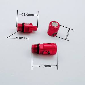 Accessoires de moto CNC, raccord de tuyau AN3, valve de purge à dégagement rapide, vis de purge de frein en aluminium - Product Image 3
