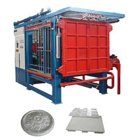 Ligne de production automatique de boîtes à poisson en mousse de polystyrène EPS PSZ1400 avec moteur, PLC, pompe, roulement, capacité personnalisée, densité 12-60 kg/m3