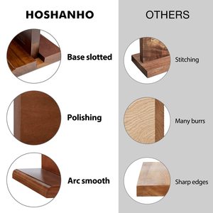 HOSHANHO 磁気ナイフブロック 両面ホルダーラック キッチンカウンター用 磁気ナイフ収納スタンド 包丁研ぎ器付き - Product Image 4