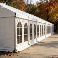 Tente extérieure en aluminium et PVC de 10m*21m pour 200 personnes, pour mariages, événements, expositions et célébrations, directement de l'usine