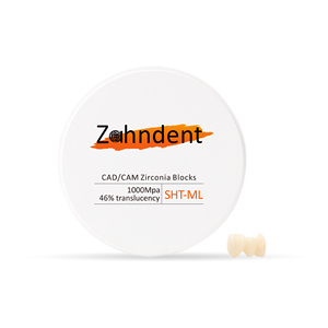 Blocco di ossido di zirconio dentale Zahndent con traslucenza SHT-ML di 46% - Product Image 6
