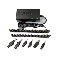 Adaptor Daya Laptop Baru EU USA Australia Adaptor Perjalanan Universal Multi-fungsi 12-24V 95W 13 AC