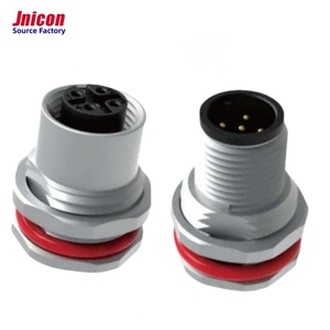 Jnicon M12 cảm biến kết nối Nam Nữ A B mã hóa cáp hàn lắp ráp loại tùy chỉnh pin kết nối không thấm nước ổ cắm cắm - Product Image 3