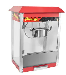 8oz Cheap Commercial Snack Machines Popcorn Machine Maquina De Pipoca With Tempered Glass