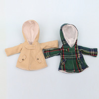 Vêtements de poupée pour poupées BJD de 13 cm, mini-tenue Zsiga Ga Zi Jie, manteau et robe longue, modèle WT15, tissu Ob11, tenue de remplacement, échelle 1:12