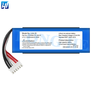 Baterías Recargables Mini 0 Ciclos de Alta Capacidad de 6000 mAh P763098 01A para <span class=keywords><strong>JBL</strong></span> <span class=keywords><strong>Link</strong></span> 20 - Product Image 3