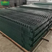 Fabrika üreticisi sıcak daldırma galvanizli 3d kaynaklı tel örgü çit panel