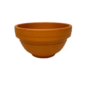 High quality good price restaurant ceramic color glazed matte clay bowl Porcelain Soup stoneware pot terracotta bowl