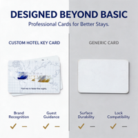 Carte-clé d'hôtel personnalisée en PVC, intelligente, étanche, RFID NFC, 13,56 MHz, puce 1K, carte cadeau d'entreprise, carte de membre CR80