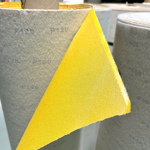 1.38m 너비 알루미늄 산화물 코팅 드라이 그라인딩 황색 모래 접착 연마 종이 점보 롤 디스크 자동차 - Product Image 3