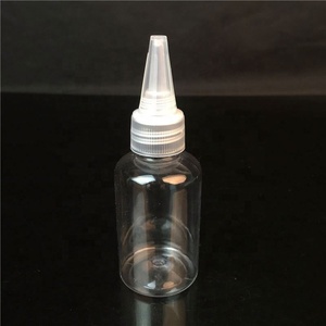 2026 the Prevailing Trend Pocket Size Plastic PET Pointed Hair Oil Nozzle Clear <b>Squeeze</b> <b>Bottles</b> With Twist Caps - Product Image 5