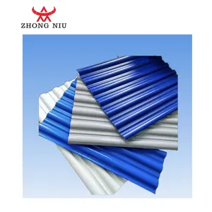 Zhongniu Warmte Isolatie Lichtgewicht Bouwmaterialen Pvc Plastic Golfplaten Dakpannen Voor De Industrie